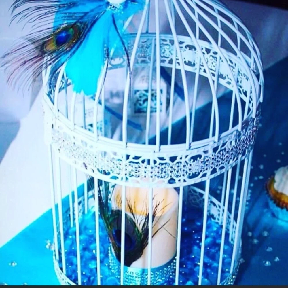 Bird Cage Wedding Centerpiece Hanging Lantern